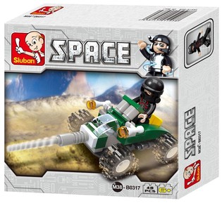 Sluban Space Vehicle M38-B0317 Rymdfordon Byggsats (1 st.)