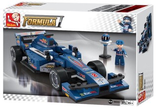 Sluban F1 Racerbil Blå M38-B0353 (1 st.)