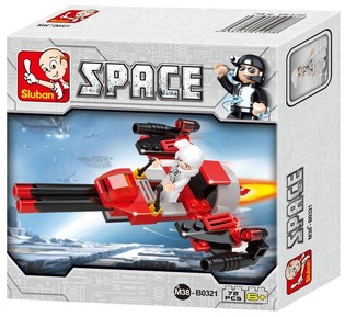 Sluban Rymdbombplan Space Bomber M38-B0321 (1 st.)