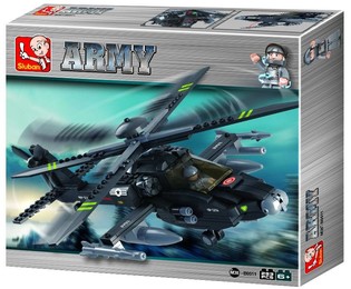 Sluban Apache stridshelikopter M38-B0511 (1 st)