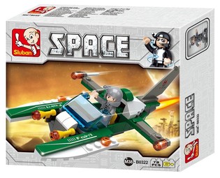 Sluban Space Aircraft M38-B0322 Rymdflygplan (1 st.)
