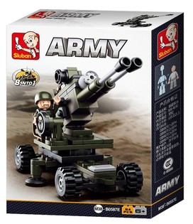 Sluban 8-i-1 Artilleri M38-B0587E (1 st.)