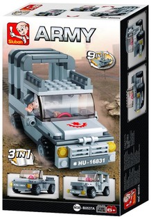 Sluban Jeep 3-i-1 M38-B0537A (1 st.)