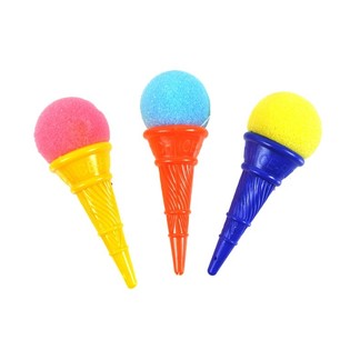 MINI SKJUTANDE GLASSLEKSAK I P&Aring;SE 10 CM (24-pack)