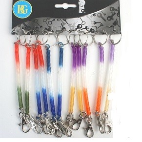 NYCKELRINGAR MED UTDRAGBART SN&Ouml;RE (12-pack)