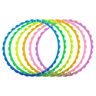 6 st R&auml;fflade Armband i Gr&auml;lla F&auml;rger (6-pack)