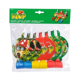 6 STORA KABOUTER PLOP RULLVISSLOR (12 st)