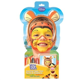 NALLE PUH / TIGER ANSIKTSM&Aring;LNING SET (2 delar)