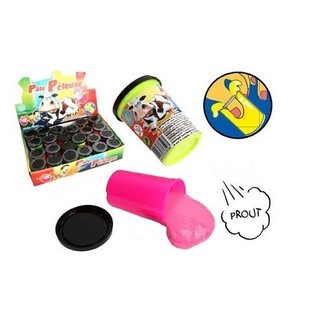 PUTTY STINK-SLIME NEONFÄRGER I DISPLAY, 70g (24 st)