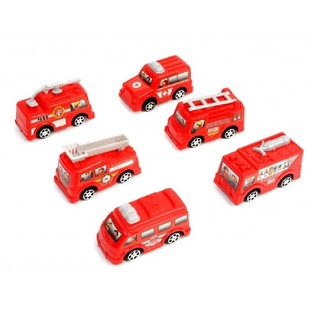 PULL BACK BRANDBIL OCH AMBULANS (24-pack)