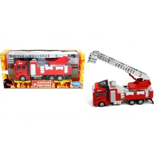 Stor Brandbil i Metall med Pull Back-funktion (2-pack)
