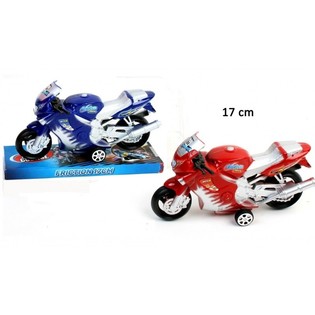 STOR FRIKTIONSMOTORCYKEL P&Aring; BLISTER (12 st.)