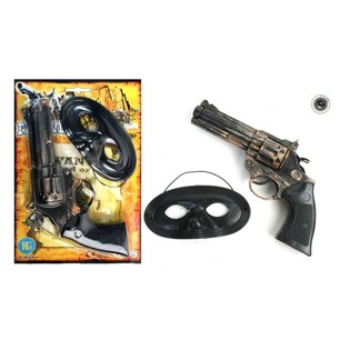 Westernpistol + Mask p&aring; kort (12 st)