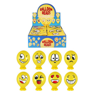 Ballonghuvuden Smileys med Fot &ndash; 240-pack Display