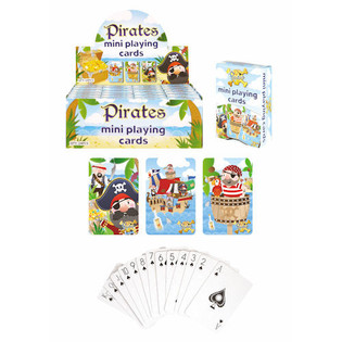 MINISPELKORT &ndash; MODELL: PIRATER I DISPLAY (24 st)