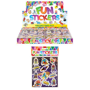 FUN STICKERS – MODELL: SUPERHJÄLTAR (120 st.)