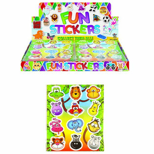 FUN STICKERS – MODELL: DJUNGELDJUR (120 st.)