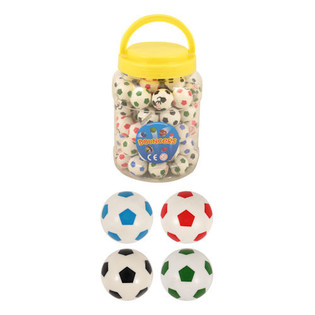 Fotboll Studsbollar &Oslash;3,3 cm i Burk (72 st.)