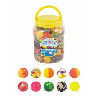 Hoppbollar Mix Design &Oslash;3,5 cm i Burk (72 st)
