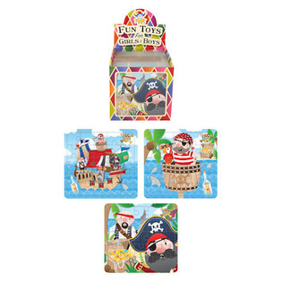 Piratpussel 13 x 12 cm i Display (108 st)
