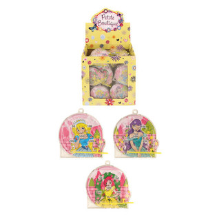 Mini-flipper Princess f&ouml;r lyckohjul och kalasp&aring;sar i display (108 st)