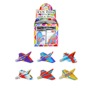 Mini Star Glider Skumplastflygplan i Display (72 st.)
