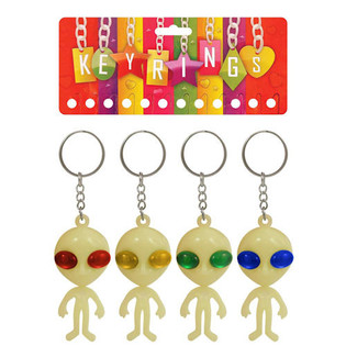 STORA ALIEN-NYCKELRINGAR (12-pack)