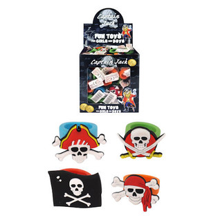 Barnringar Modell: F&auml;rgglada Pirater i Display (156 st)