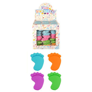Suddgummi Modell: Fötter i Displaybox (144 st)