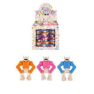 SUDDGUMMIN MODELL: STORA ROBOTAR I DISPLAY (60 st)
