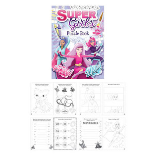 SUPER GIRLS PUSSELBOK (48 st)