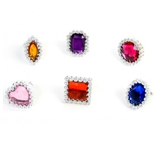 MIX BLING BLING-RINGAR F&Ouml;R BARN (48 st)