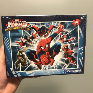 MARVEL &ndash; SPIDERMAN-PUSSEL, 60 Bitar (4 st)