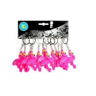 FLAMINGO NYCKELRINGAR (12-pack)
