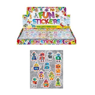 FUN STICKERS &ndash; MODELL: ROBOTAR (120 st.)