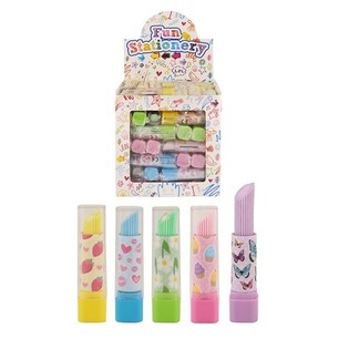 LÄPPSTIFT SUDDGUMMIN I DISPLAY (84 st)