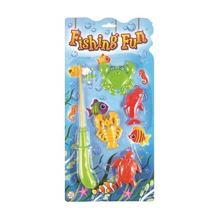 MAGNETISKT FISKESPEL P&Aring; KORT (12 st.)