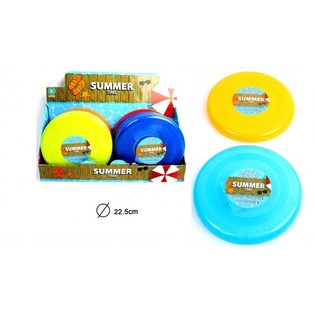 SUMMER TIME &ndash; F&auml;rgglada Frisbees med Glitter i Display (24 st.)