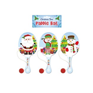 JUL - PADDELBOLLSPEL MED GUMMIBAND (24 st)