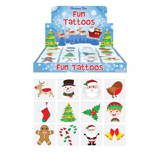 ROLIGA JULTATUERINGAR &ndash; MODELL JUL (48-pack x 12 st.)