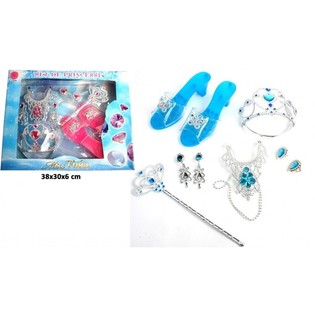 STORT PRINSESS-SET 9 DELAR (2 st.)