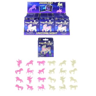 GLOW IN THE DARK ENH&Ouml;RNINGAR / TAKDEKORATION I DISPLAY (24 st.)