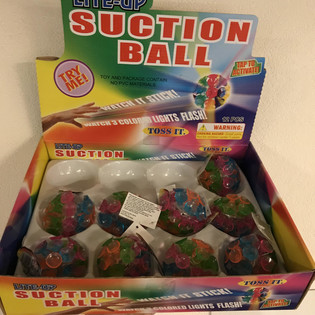 Lysande Sugproppsbollar i Display (12 st.)