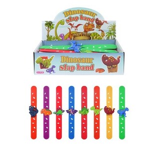 DINOSAURIE SNAP-ARMBAND / CLIC (24 st)