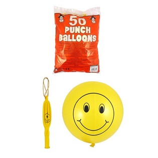 SMILEY BOUNCE-BALLONGER (50 st.)