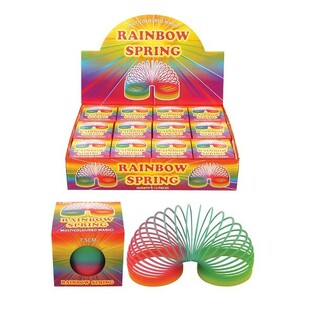 Regnbågsspiral i Box Ø 7,5 cm (12-pack)