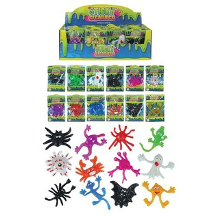 STORA KLIBBIGA LÄSKIGA FIGURER I DISPLAY (48 st)