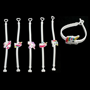 UNICORN / ENH&Ouml;RNING SILIKONARMBAND F&Ouml;R BARN (12-pack)