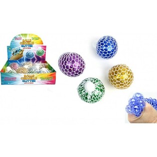 SQUISHYBOLL &ndash; MIX GLITTERF&Auml;RGER I DISPLAY (12 st.)