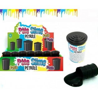 Svart Slime i Tunna (80g) i Display (24 st)